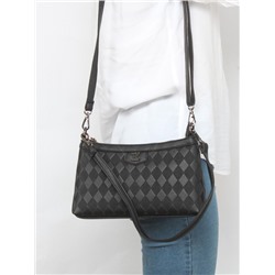 Сумка женская искусственная кожа YDR-2424-5,  1отд+карм/пер,  плечевой ремень,  черный 257534