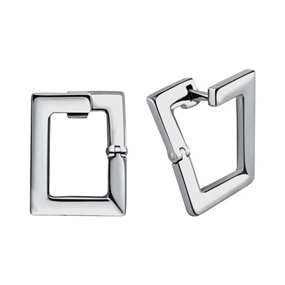 Серьги из серебра без вставки, Л-12868