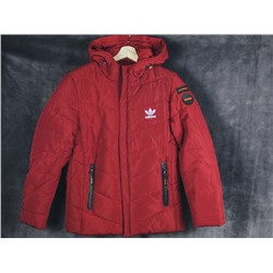 Пуховик Adidas burgundy