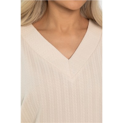 Джемпер трикотажный Джорджина (бежевый) Б14246-12М