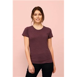 Футболка женская Regent Fit Women, черный меланж