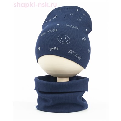 03-23-IT Комплект (шапка+снуд) (48-50)