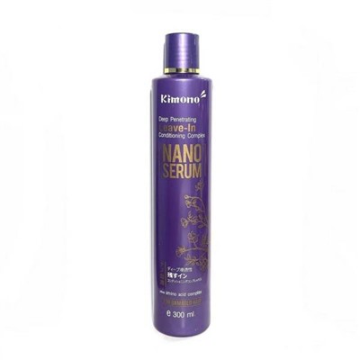 NANO SERUM, plus Amino Acid Complex, FOR DAMAGED HAIR, Kimono (Кондиционирующий комплекс НАНО СЕРУМ, плюс комплекс аминокислот ДЛЯ ПОВРЕЖДЕННЫХ ВОЛОС, Кимоно), 300 мл. - СРОК ГОДНОСТИ ДО 31 МАЯ 2025 ГОДА