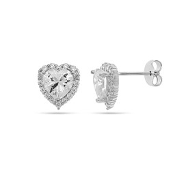 Серьги из серебра куб.циркон., МЦВА388