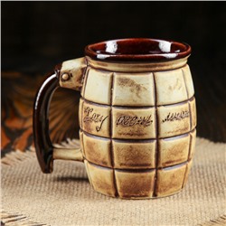 Кружка "Граната", под шамот, 0.35 л, микс