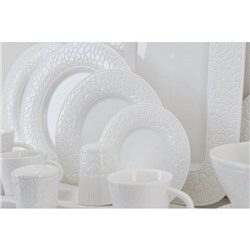 Чайная пара фарфоровая Magistro Rodos, 2 предмета: чашка 220 мл, блюдце d=15 см, цвет белый