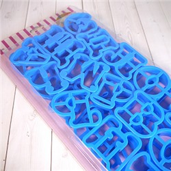 Набор вырубок "Русский алфавит" (30 шт.) пластик, 5 см