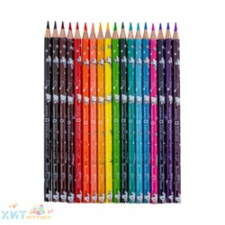 Карандаши цветные с рисунком на корпусе 18 шт KidsColor Единорог Bruno Visconti 30-0104, 30-0104