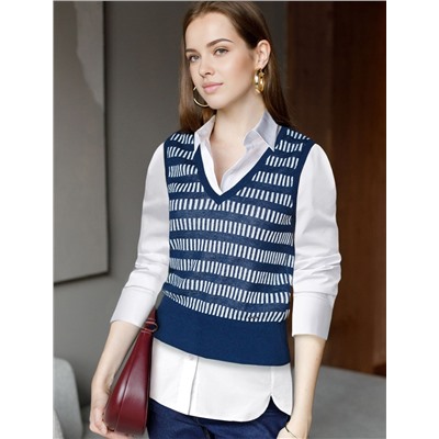 Топ из тонкого жаккарда