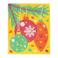 Песочная фреска «Новогодние игрушки» (европодвес)