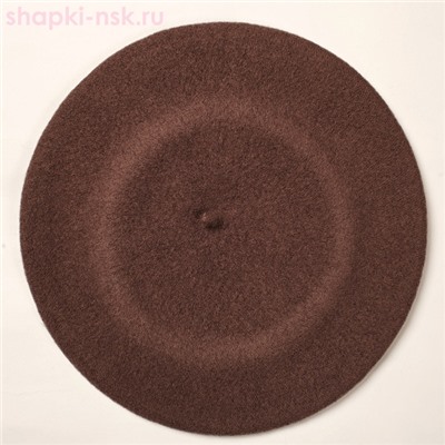 Берет фетр без отделки 11 Берет женский (56-58)