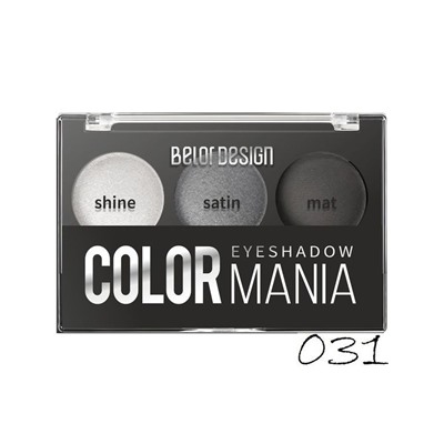 ТЕНИ ДЛЯ ВЕК 3-Х ЦВЕТНЫЕ COLOR MANIA