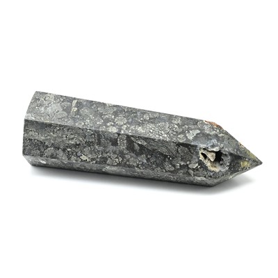 Агат с включениями пирита "Карандаш" 31*30*105мм, 211г
