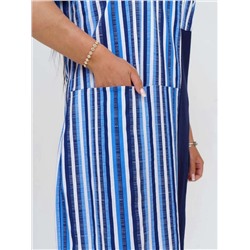 Платье женское Текс-Плюс, цвет синий голубой