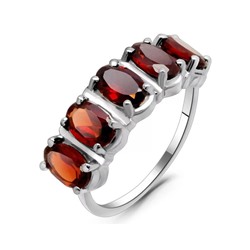 Кольцо из серебра гранат, Киноа