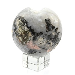 Шар из агата с жеодой, диаметр 58мм