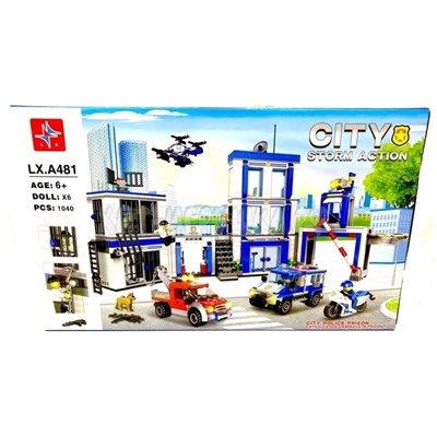 Конструктор Городская полиция 1040 дет. LXA481, LXA481