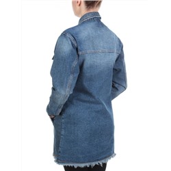 D3026 BLUE Куртка джинсовая женская  DIMARKIS DAY (98% хлопок 2% эластан) размер S - 46/48 российский