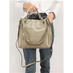 Сумка женская искусственная кожа BST-028,  1отд+карм/перег,  плечевой ремень,  серый 250206