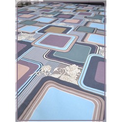 Простыня Ивановская бязь Лабиринт вид 2-5 василек