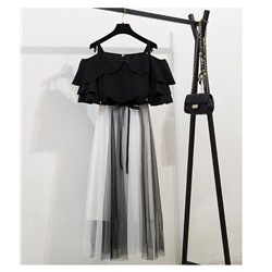 Костюм с юбкой 891405