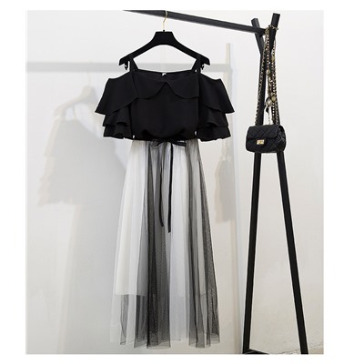 Костюм с юбкой 891405