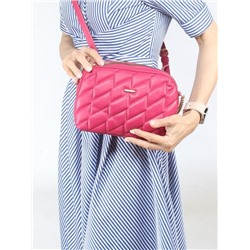 Сумка женская искусственная кожа DJ-СМ 6723-ROSE RED,  1отд,  плечевой ремень,  фуксия 256020