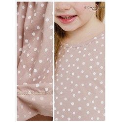 Платье Тиана горох на пудре