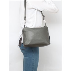 Сумка женская искусственная кожа VSH-V-0285,  2отд,  плечевой ремень,  серый 257414