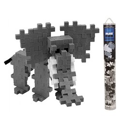 Plus Plus. Игрушка Plus Plus Разноцветный конструктор для создания 3D моделей, серый СА 2452