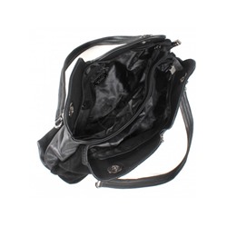 Сумка женская иск/кожа+нат/замша GT-M 281803/M-1/L-1,  2отд,  черный 231608
