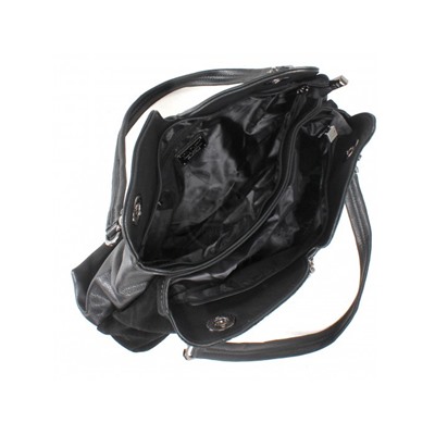 Сумка женская иск/кожа+нат/замша GT-M 281803/M-1/L-1,  2отд,  черный 231608