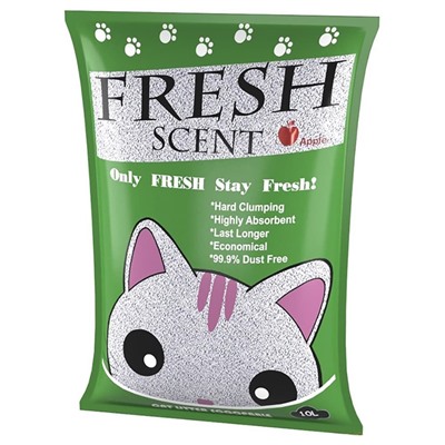 Наполнитель Fresh Свежесть - Яблоко 5л комкующийся  АГ