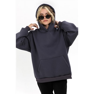 Толстовка Hoodievs woman-grey (Серый)