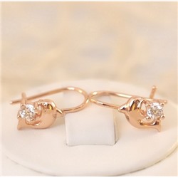 Серьги позолота H01-3180