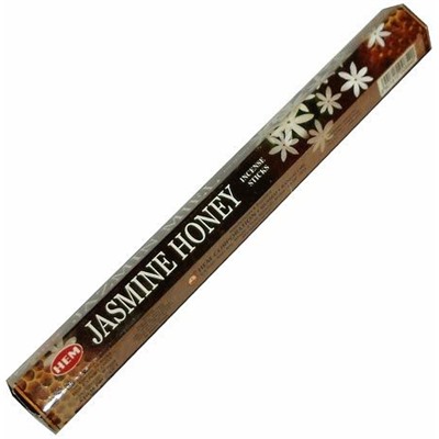Hem Incense Sticks JASMINE HONEY (Благовония ЖАСМИН МЁД, Хем), уп. 20 палочек.