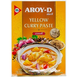 YELLOW CURRY PASTE, AROY-D (Паста КАРРИ ЖЁЛТАЯ, АРОЙ-Д), 50 г.