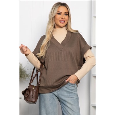 Костюм трикотажный Уютный шарм (коричневый) К14250-5М