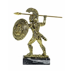 Фигурка литая из металла "Царь Леонид" 90*50*125мм.