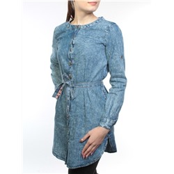 66006 Рубашка джинсовая женская (100 % хлопок) размер S (42 российский)