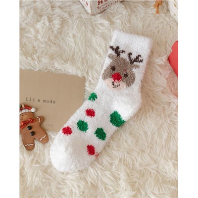 Носки НГ махровые р.35-40 "Christmas 2" Олень