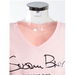 L186708 Футболка женская (95% хлопок, 5% полиэстер) размер свободный 42-44