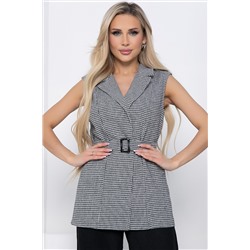 Жилет Амстердам (черно-белый) Б12064