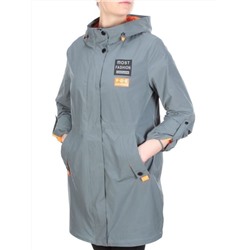 FY-888 DARK GRAY Ветровка женская COSEEMI (65% хлопок, 35% полиэстер) размер 50 российский