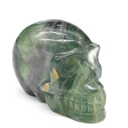 Череп из флюорит 74*38*52мм, 276г