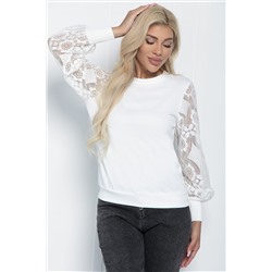 Джемпер трикотажный Арабелла (белый) Б14424-5М