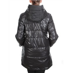 Z618-1 BLACK Куртка демисезонная женская (100 гр. синтепон) размеры 54