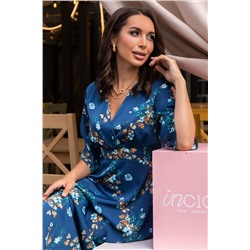 Платье Летнее вдохновение (джинс) П14145-1М