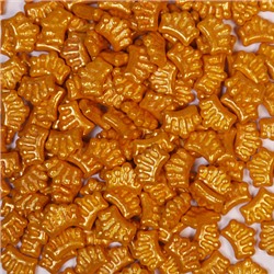 Посыпка кондитерская объемная "Короны золотые", 50 гр