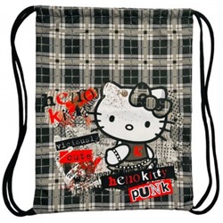 Сумка для сменной обуви 43х35 см 73735 "Hello Kitty" + петля для подвеса, с карманом на молнии Centrum